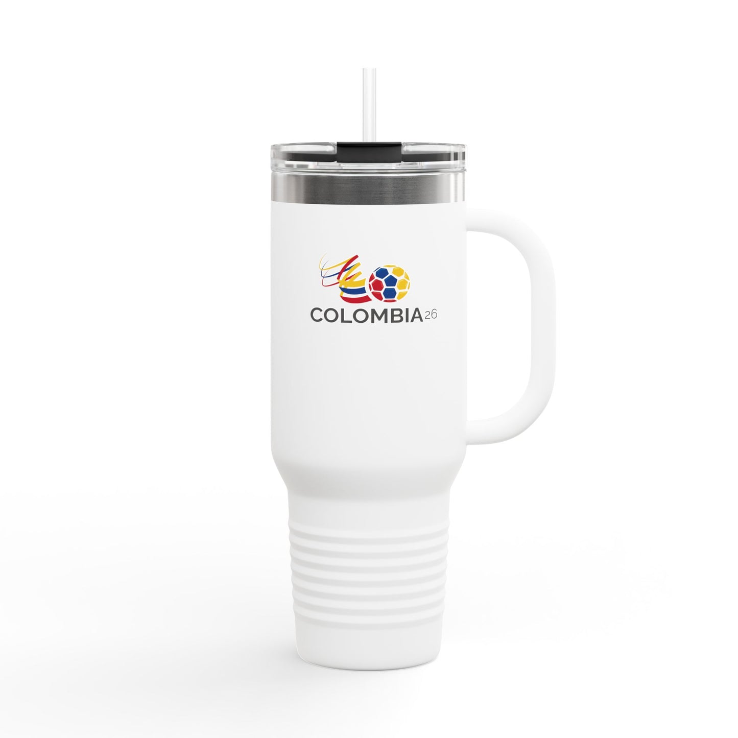 Colombia Soccer Insulated Travel Mug, 40oz – Team Flag Logo Tumbler