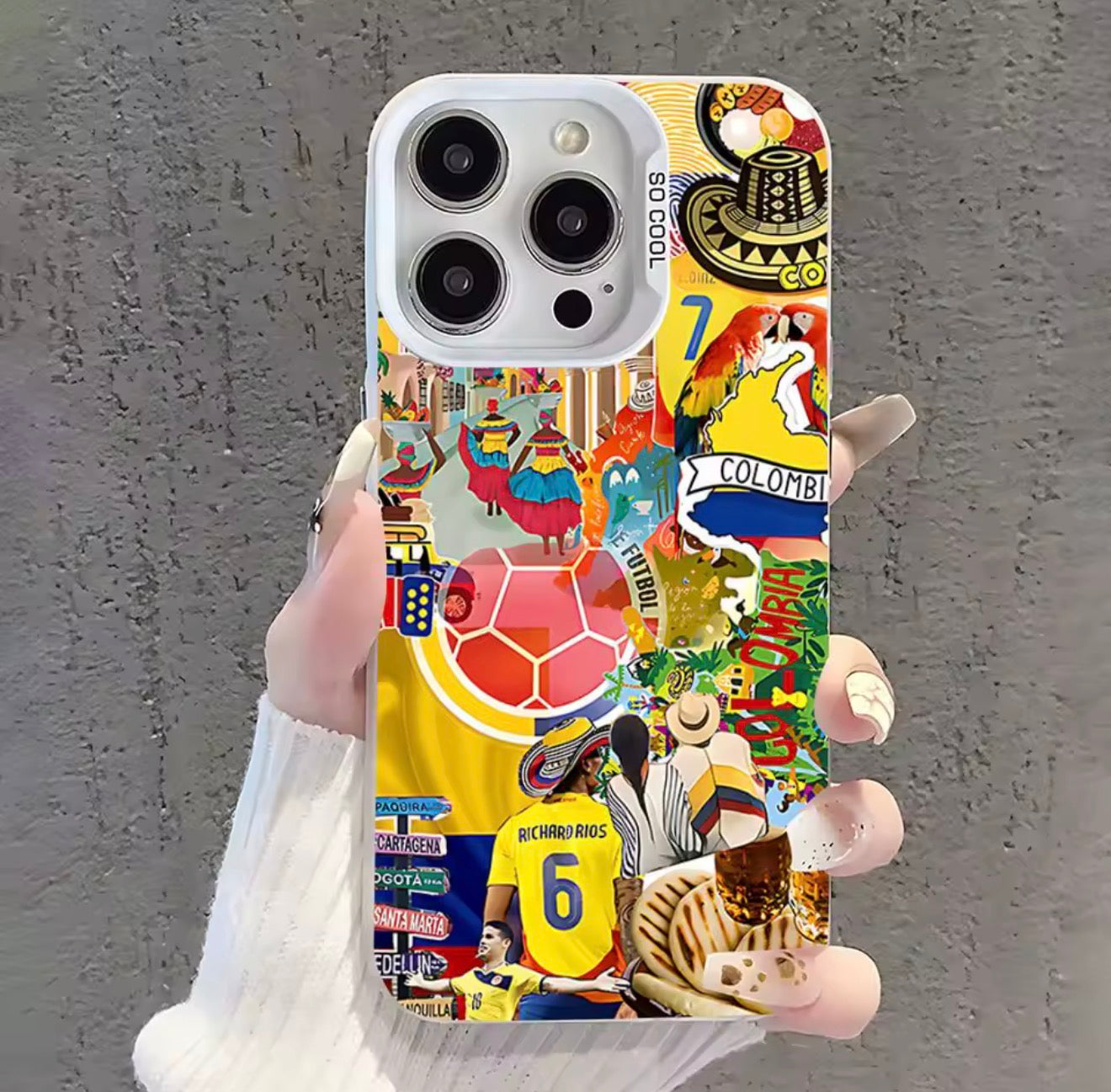 Colombia iPhone Case | Collage Design