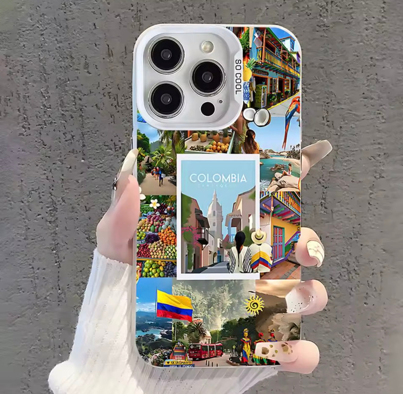 Colombia iPhone Case | Collage Design
