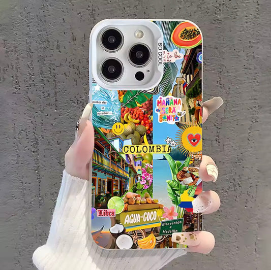 Colombia iPhone Case | Collage Design