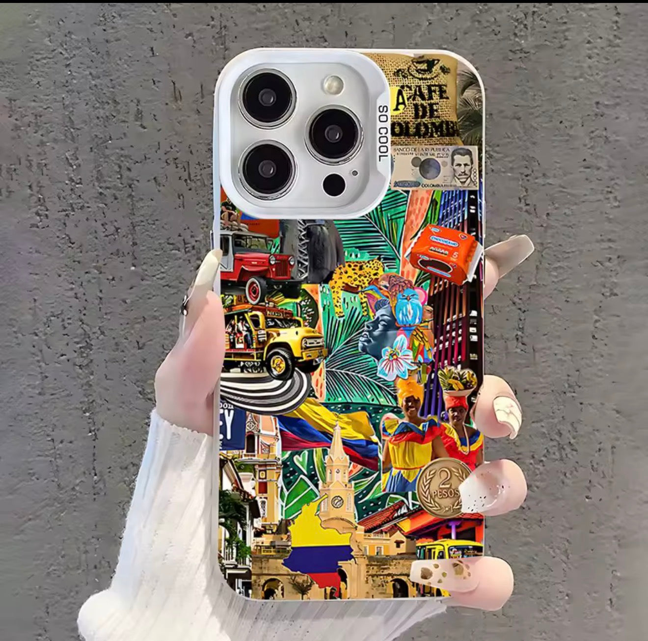 Colombia iPhone Case | Collage Design