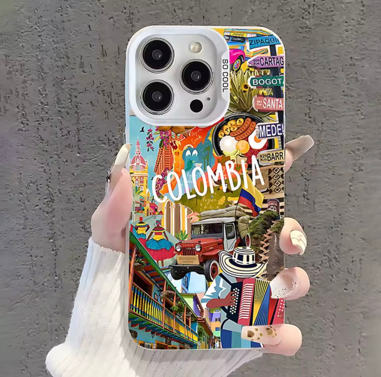 Colombia iPhone Case | Collage Design