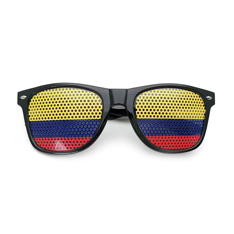 Colombia Flag Party Sunglasses