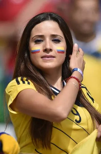 Tricolor Facial Paint Colombia | World Cup 2026